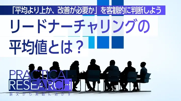 リードナーチャリングの平均値とは?業界ベンチマークで自社施策を評価する完全ガイド